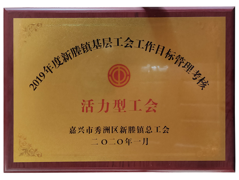 2019年度新塍镇基层工会工作目标管理考核活力型工会（202001）